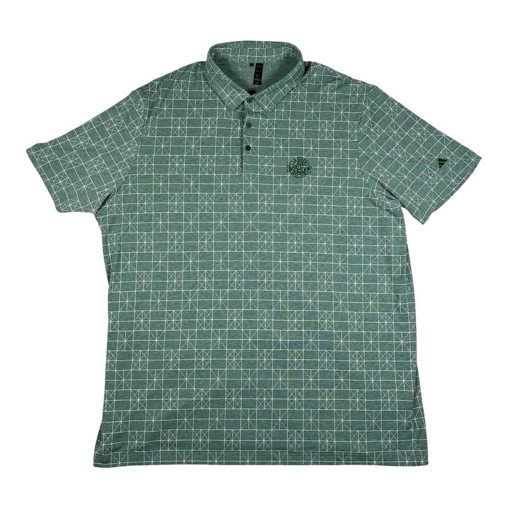 Adidas Men's 2XL Lahinch Golf Club Ireland Links Geometric AOP Polo Performance